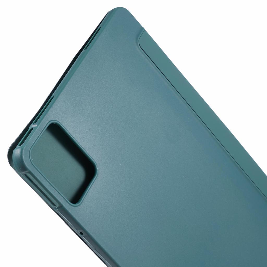 For Lenovo Tab M11/Xiaoxin Pad 11 2024 Case Leather+Silicone Tri-fold Stand Shell Tablet Cover