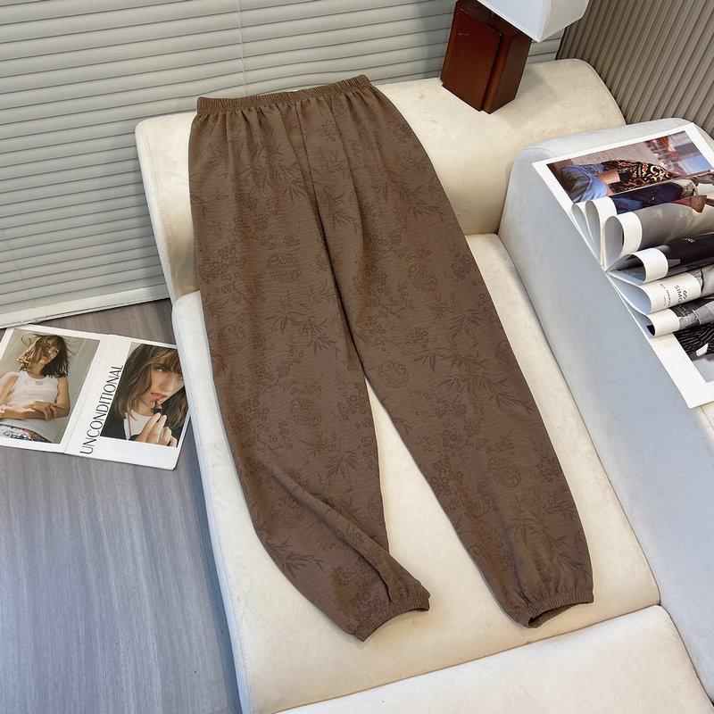 

Женские жаккардовые леггинсы в китайском стиле с высокой талией — дышащие, удобные, элегантные брюки на весну/лето One Size (Recommended for 80-140 jin)