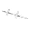 Boat Cleat 316 Stainless Steel High Polished 12in Round Marine Grade Rope Cleat for Yacht Speedboat 