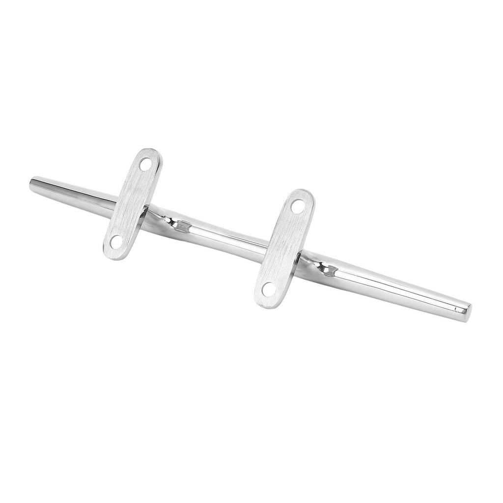 Boat Cleat 316 Stainless Steel High Polished 12in Round Marine Grade Rope Cleat for Yacht Speedboat 