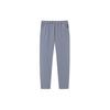 Anta Outdoor Series Solid Color Mid Waist Straight Leg Casual Pants Men Bottoms Pencil-Gray 152416501-2