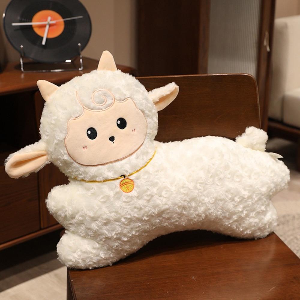 60cm Plush Mascot Doll Large Stuffed Animal Toy Zodiac Sheep Plush Throw Pillow  Home Decoration