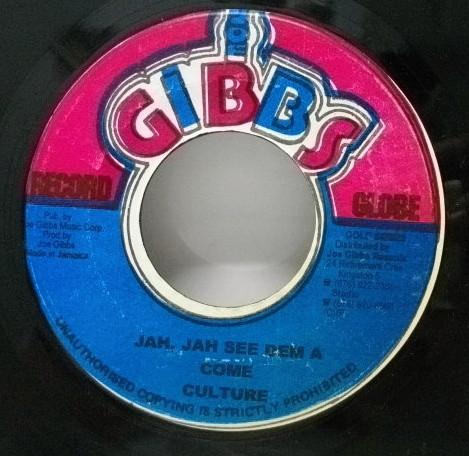 

7inch Record CULTURE - Jah, Jah See Dem A Come NONE Jamaica Reggae, Ska & Dub Used
