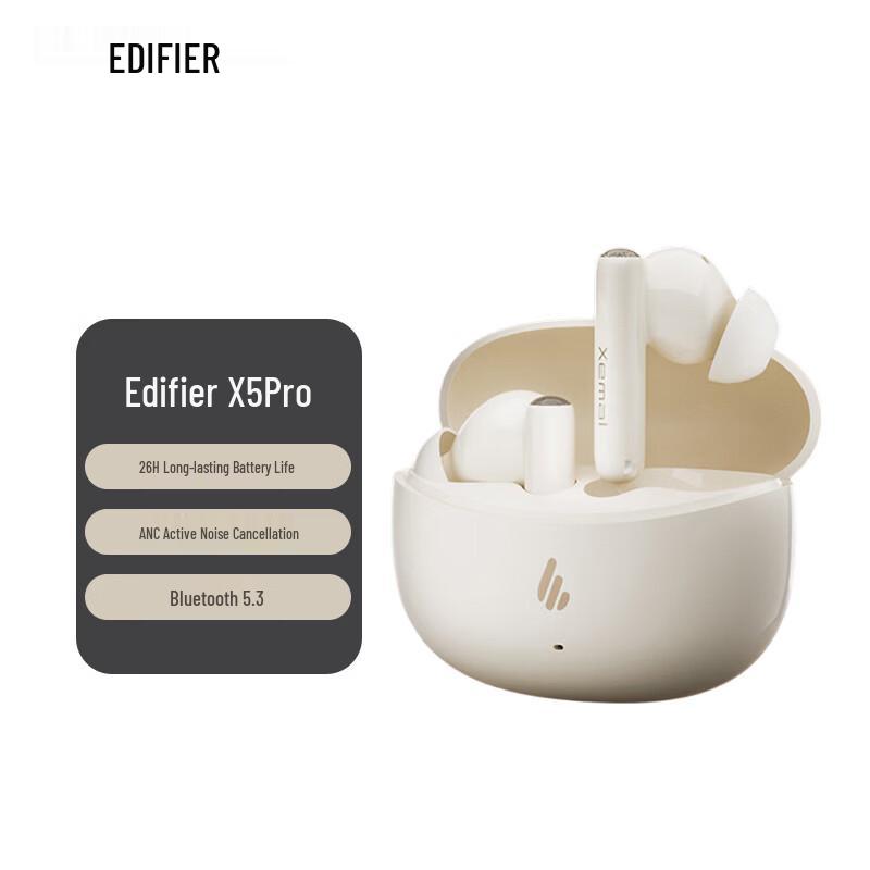 Edifier X5 Pro Wireless Noise-Cancelling Earbuds