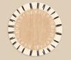 Light Luxury Carpets for Living Room Thick Plush Study Floor Mat Cream Style Bedroom Decor Round Carpet Fluffy Soft Bedside Rug