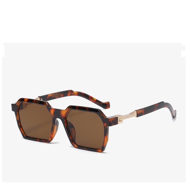 UV Protection Lightweight Comfortable Durable High Quality Retro Stylish Edgy Punk Square Shaped Female Male Sun Glasses