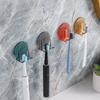 Wall Mounted Toothbrush Holder Plastic Tooth Brush Dispenser Toothbrush Cup Holder  Bathroom