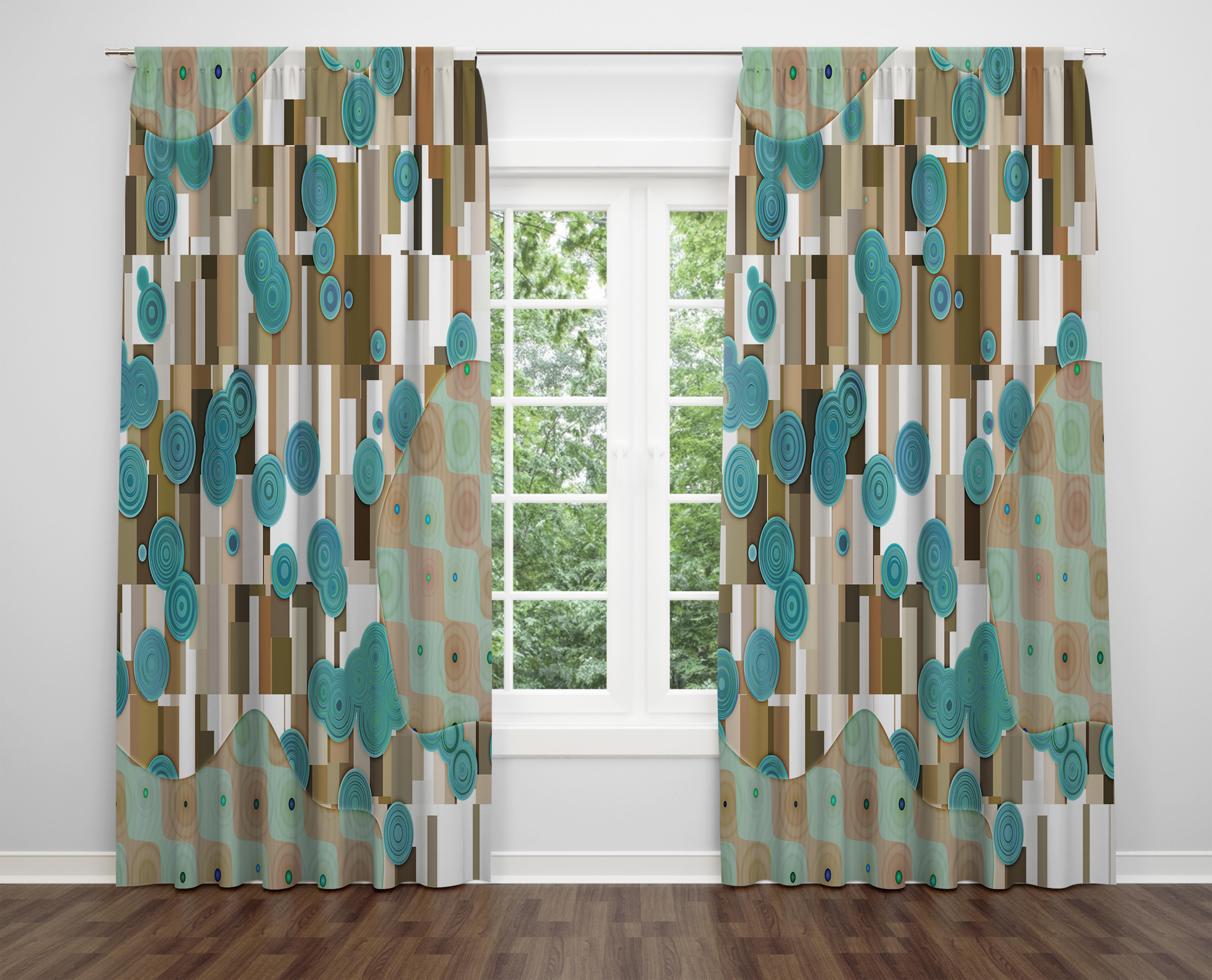 

Декоративний дизайн, високоякісна бавовняна тканина, ви можете вибрати одну або подвійну фіранку з крила 1 piece різнокольоровий