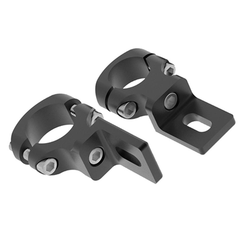 2PCS Universal Handlebar Holder 22Mm Motorcycle Headlight Bracket Spotlight Holder Tube Clamp For Cafer Chopper,TG80-M53K
