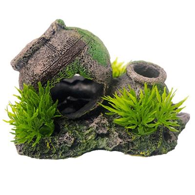 Landscape Artificial Broken Crock Landscape Fish Tanks Decorations for Aquariums Terrarium Shrimp Decrepit Ornaments