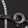 Used B420 Vintage STERLING SILVER925 Engraved Necklace Venetian Chain Design Silver