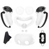 Silicone Cover Set Controller Grips VR Shell Cover VR Silicone Case for Meta Quest 3S VR Headset Accessories
