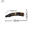 Medium Acetate Patch Banana Clip for Thick Hair - Vertical Twist Women's Hair Accessory