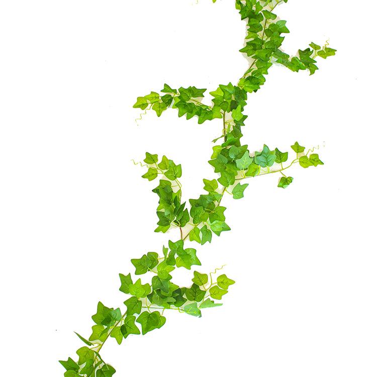 Rattan Pothos Artificial Leaf Vine for Indoor AC and Water Pipe Decoration