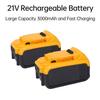 Cordless Leaf Blower 21V Turbo Snow Blower with 2 Batteries Fast Charger 80000RPM for Lawn Care Yard Garage Leaves Dust