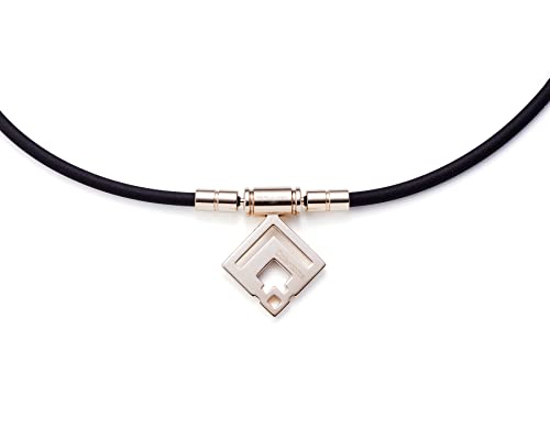 Colantotte Men's and Women's TAO Necklace Slim ARANmini CPGD Red Lame M ABARO02M