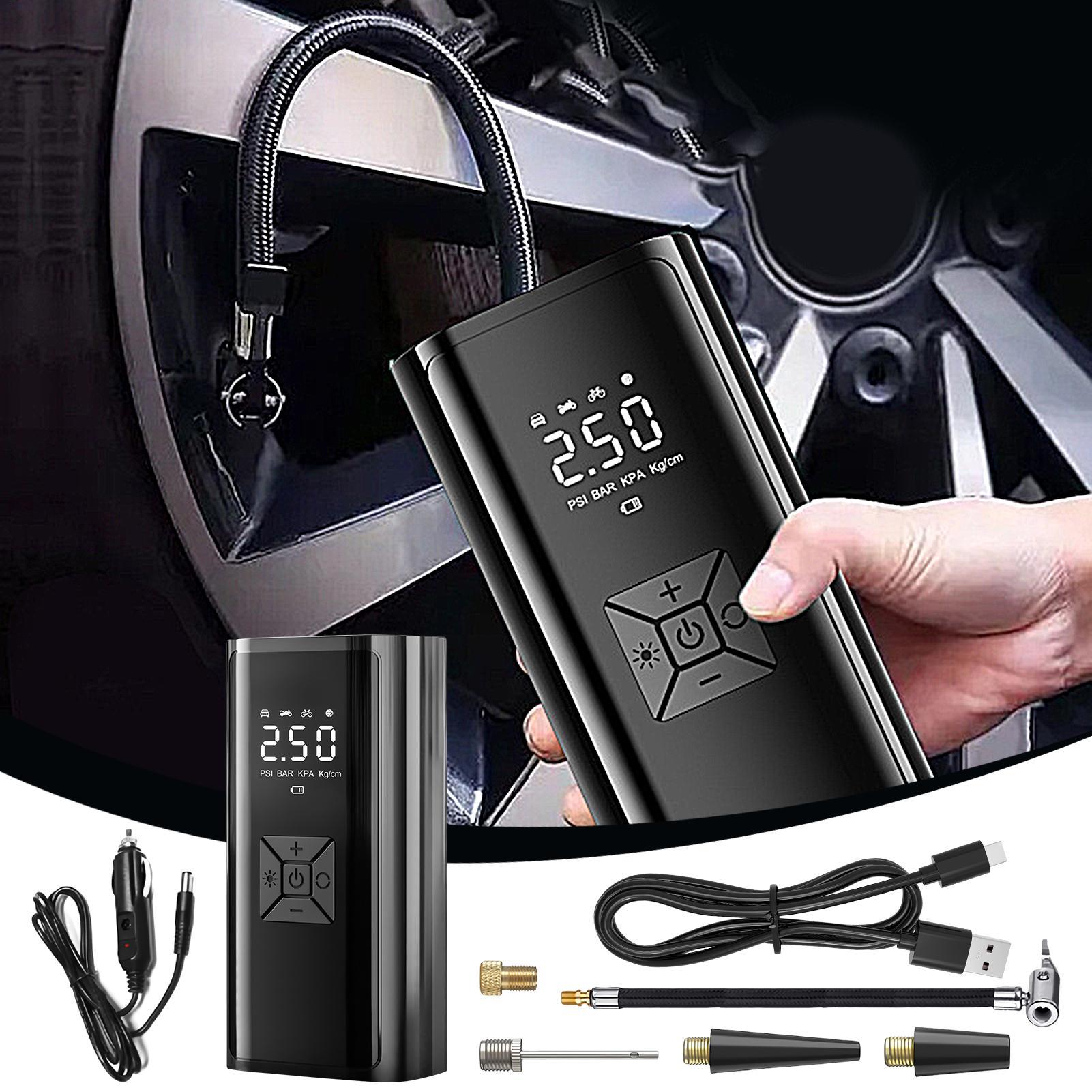 

Tire Inflator Portable Air Compressor Portable Smart Air Pump Cordless Tire Inflator With Digital Display For Camping Home United States