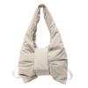 Casual large-capacity nylon cloth bag women's new versatile bow shoulder bag commuter messenger bag