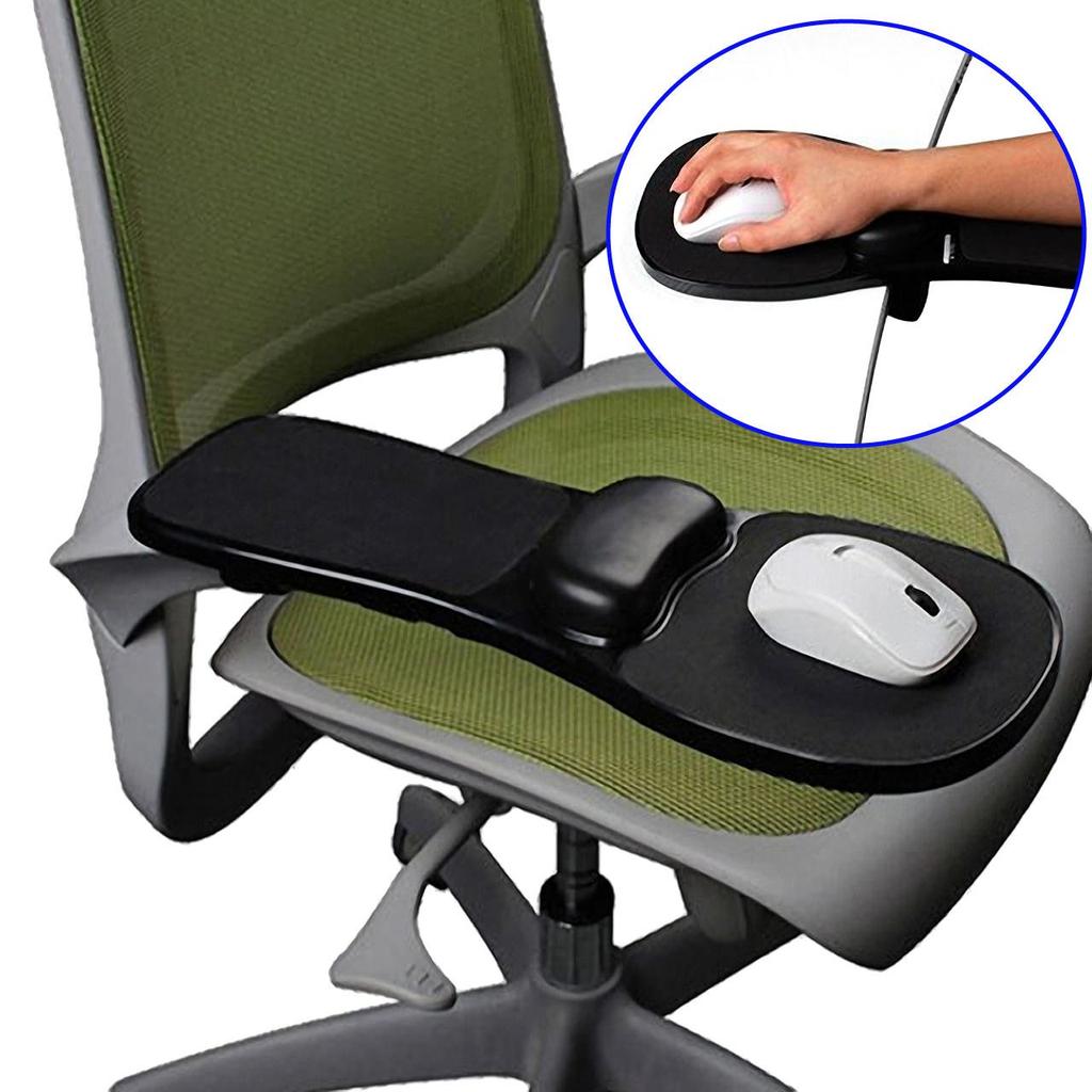 Felimoa Computer Attaches To Both Desk and Wrist Mouse Reduces Protects Easy To Install Armrest, Chair, Armrest, Rest, Pad, Anti-Fatigue, Fatigue,