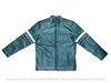 Motorcycle Men's Genuine Lambskin Handmade Leather Biker Festive Green Jacket