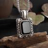 Square Pendant Fashion Necklace