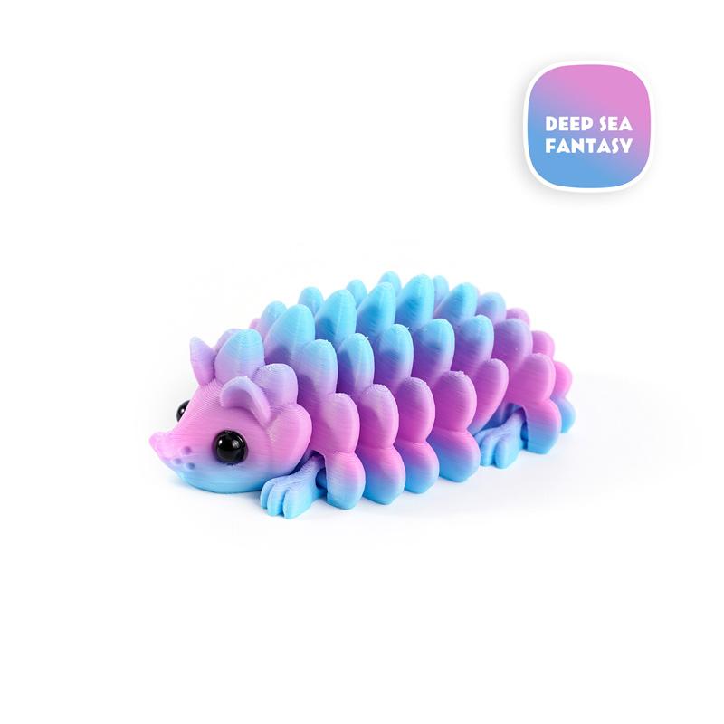 3D Geprinte Egel Figuurtje Veelzijdig Binnen Buiten Huis Bureau Decor Verzamelobject Kegel Speelgoed Gearticuleerd Schattig Figuurtje