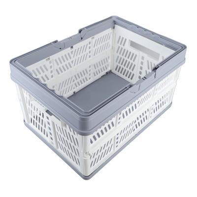 Zusammenklappbare Körbe mit Griffen PP Wasserdichte Zusammenklappbare Aufbewahrungskisten für Zuhause Küche Schlafzimmer