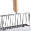 Cat Litter Scoop Kitty Metal Scooper with Deep Shovel Long Handle Base Poop Sifting Kitten Pooper