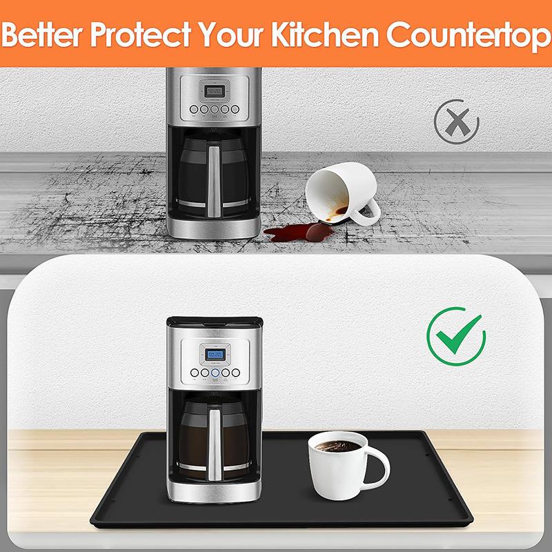 Kaffeematte Silikon Bartisch rutschfest Isolierung Abtropfschale Kaffeetasse Trocknen Bodenmatte