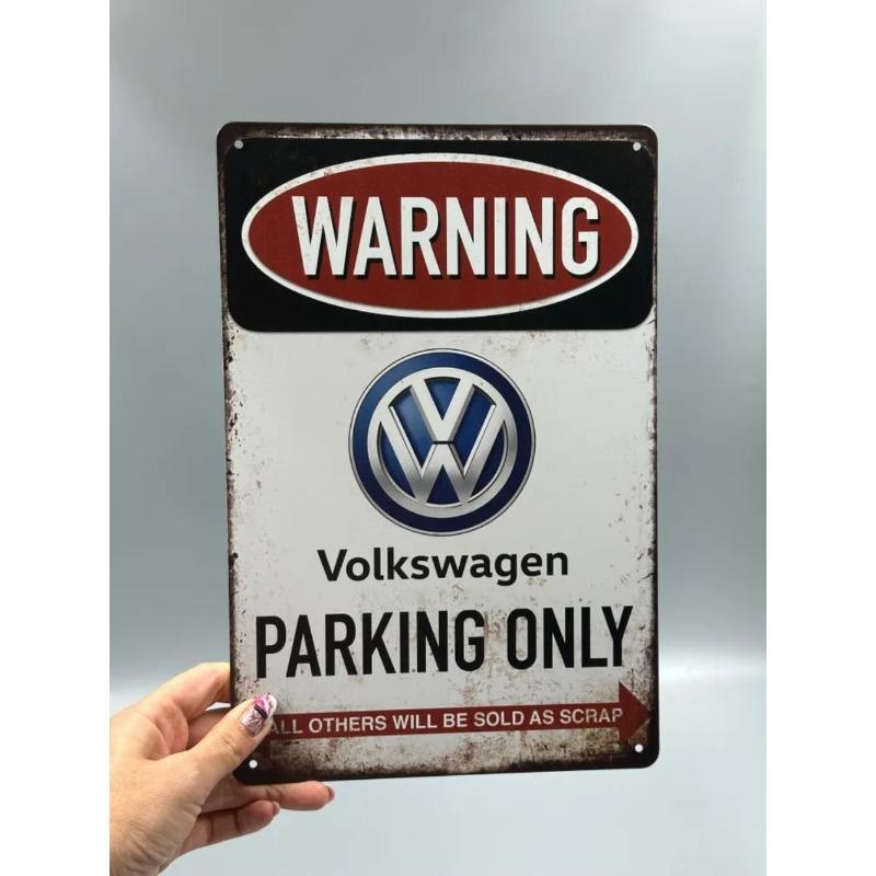 Auto Metal Wall Sign, Garage Bar Decor Plaque 20x30cm