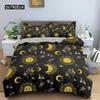 Sun and Moon Duvet Cover Set Tarot Pattern Bedding Set King Size for Bedroom Microfiber Comforter Cover Set for Kids Adults Gift