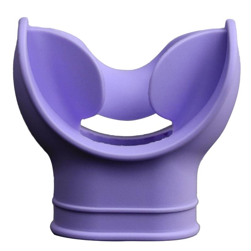 

Silicone Diving Mouthpiece Replacement Scuba Diving Snorkel Regulator Mouthpiece Under-water Breathing Accessories светло-фиолетовый