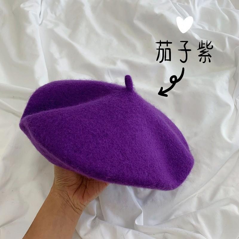 Korean Vintage Cotton Beret Hat With Breathable Design For Women Summer Style