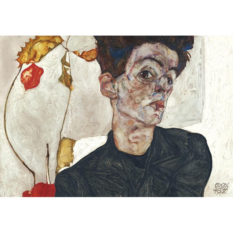 1000 Piece Jigsaw Puzzle - Self-portrait with Apricot Fruit, Popular Korean Puzzle
