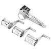 Rotatable Hand Crank Cheese Grater Silver Cheese Cutter Slicer Rotary Cheese Grater  Kitchen