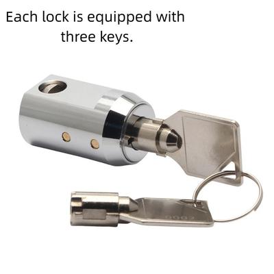 Equipment Zinc Alloy Tubular Key Lock Universal Size Tubular Key Cabinet Lock With 3 Keys Flat Key Cylinder Lock Vending Machine