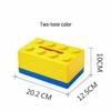Two-Tone ABS Building Blocks Tissue Box - Creative Pull-out Design for Bathroom & Living Room