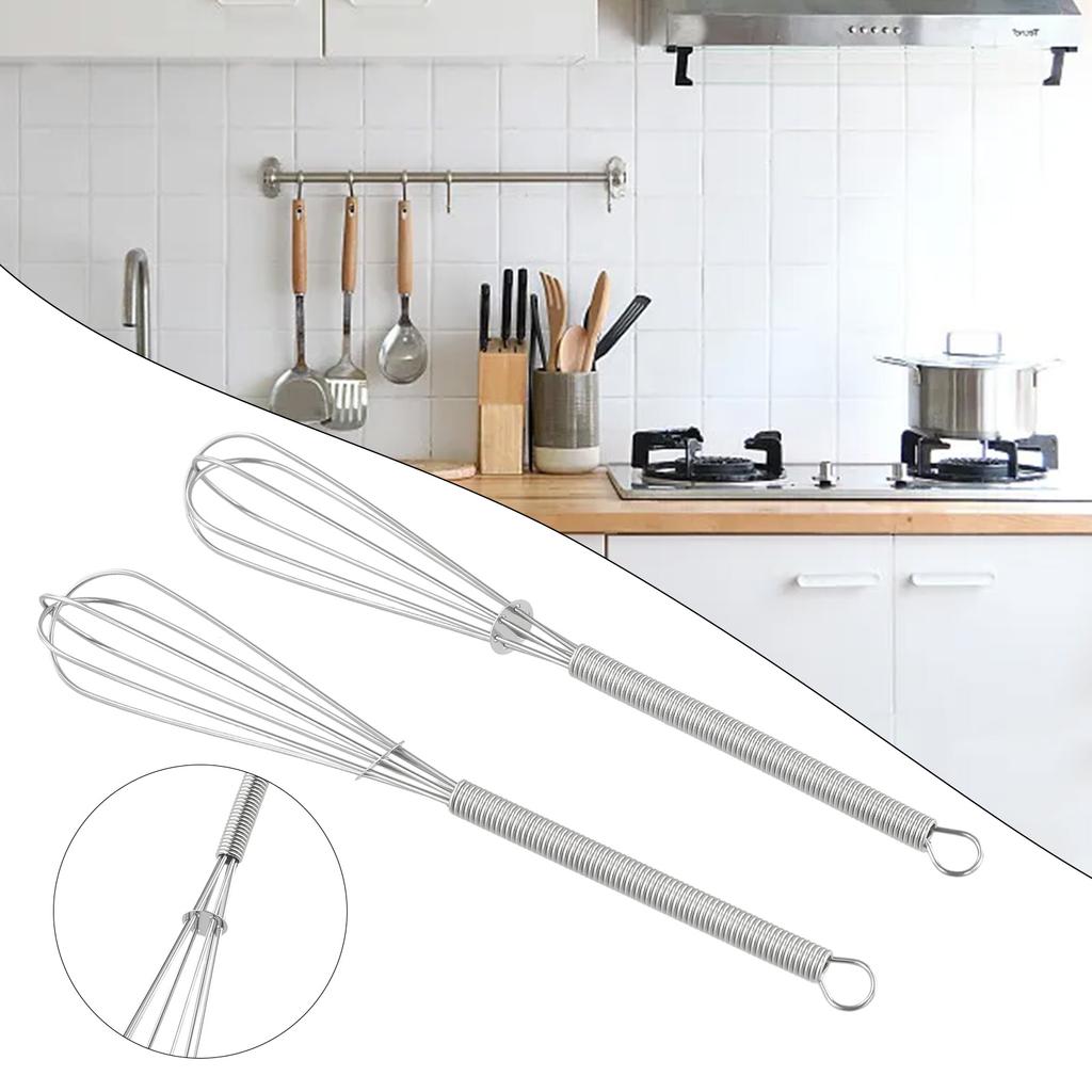 Whisks Stir Beat Convenience Rustproof 2PCS Mini Small Stainless Steel