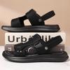 Fashion Sandals Summer Men's Casusal Outdoor Dual-purpose Slippers Breathable Anti Slip Waterproof Soft Sole Beach Shoes Driving Sandals