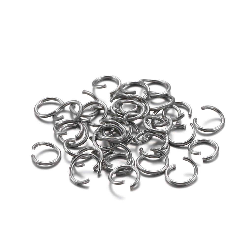 300Pcs/Lot 6 8 10 Mm Metal Colorful Open Jump Rings Split Rings Jump Rings Connectors For DIY Jewelry Making Findings Supplies