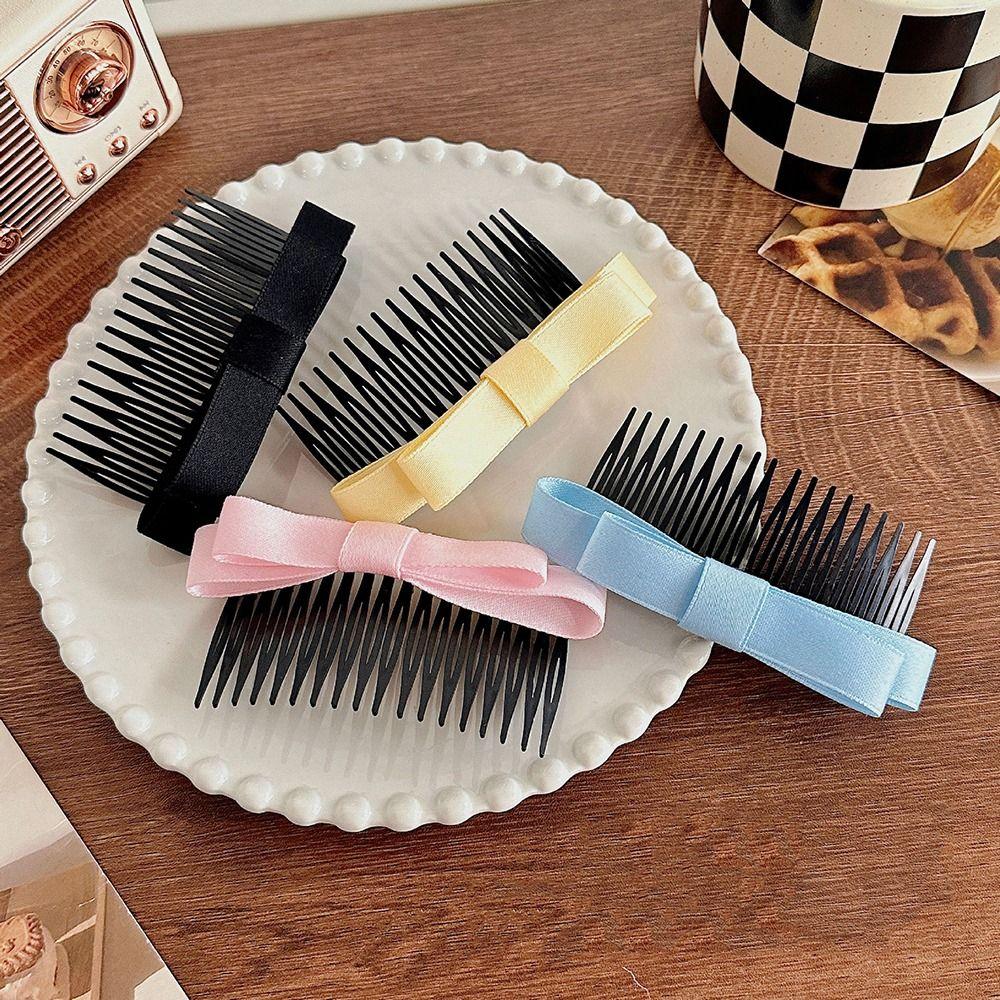 Cloth For Women Hair Ornament Hair Accessories Bow Hairpin Bowknot Hair Comb Korean Style Hair Clip