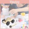 Educational Magnetic Wood Car Diy Science Toy For Kids Stem Learning Handcrafted Model