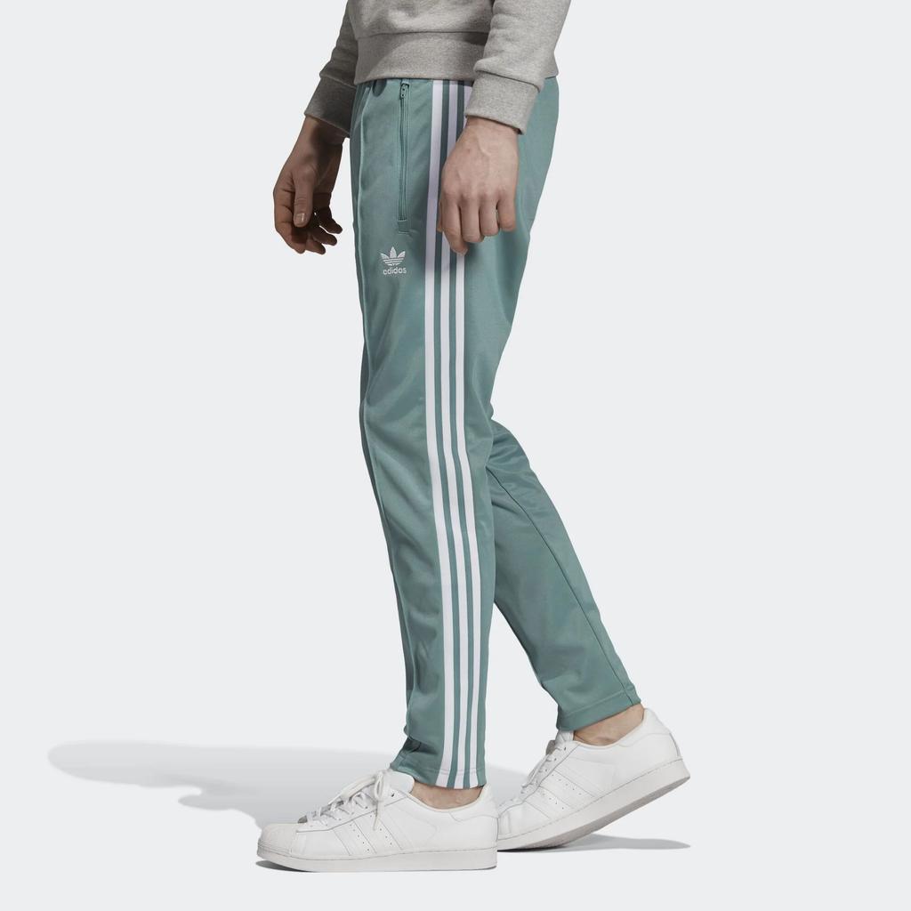 Adidas Originals Trefoil Logo Letter Print Long Casual Pants Men Bottoms Green DV1519