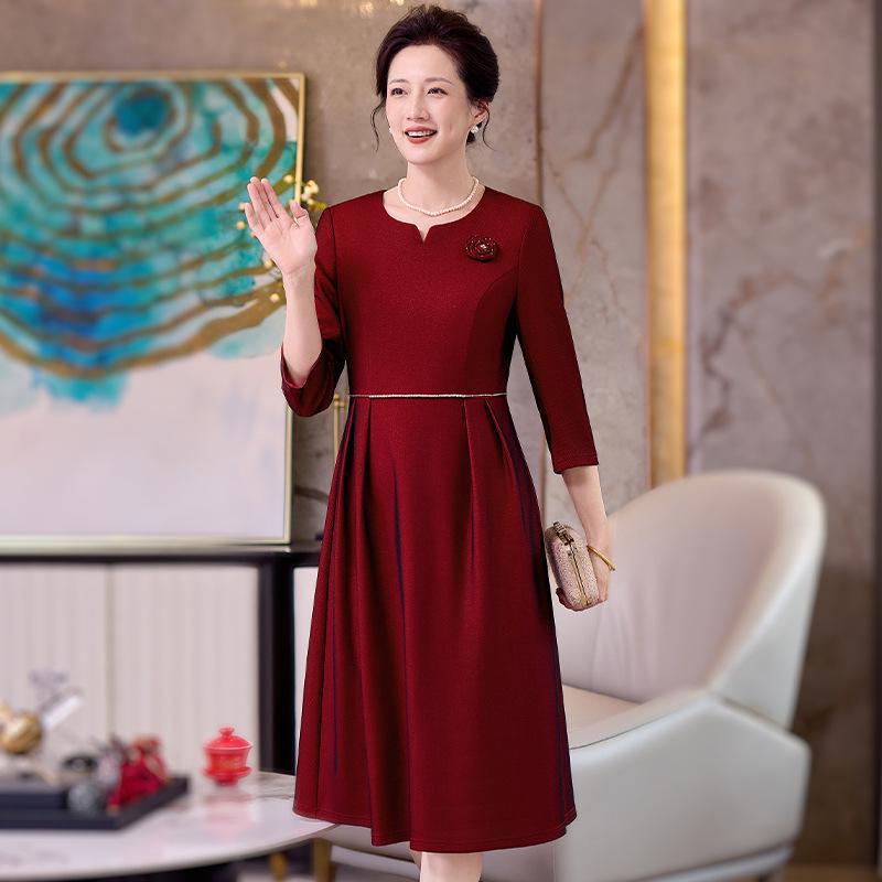 Elegant Spring 2026 Mother-of-the-Bride Petite Dress L