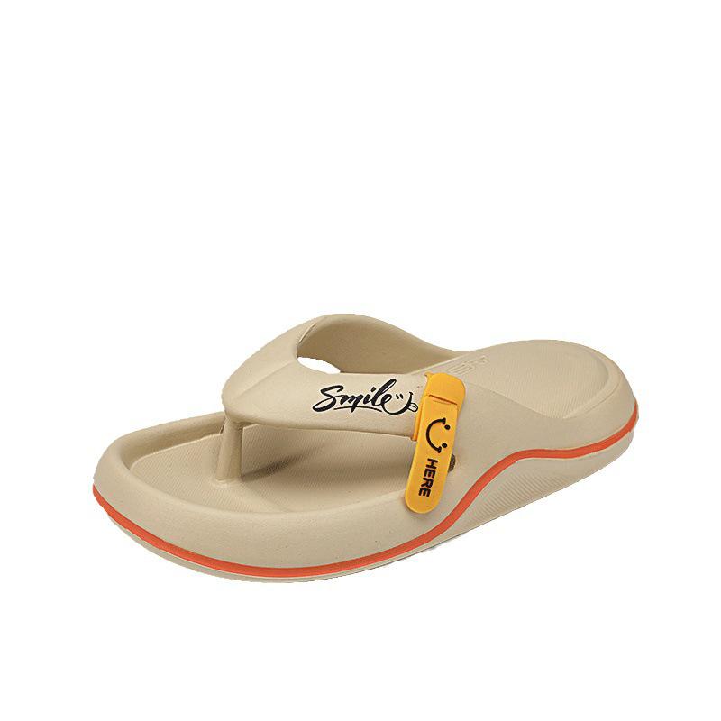 Men's Lightweight Cross-Border EVA Flip-Flops: Trendy Outdoor Casual Beach Slippers with Comfort Step.