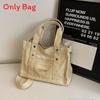 Canvas Small Tote Bag For Women With Zipper Closure And Pouch For Daily Use