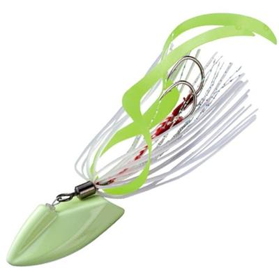 Major Craft Lure Metal Jig Jig Rubber Through Tail Rubber Type 60g #211 Glow