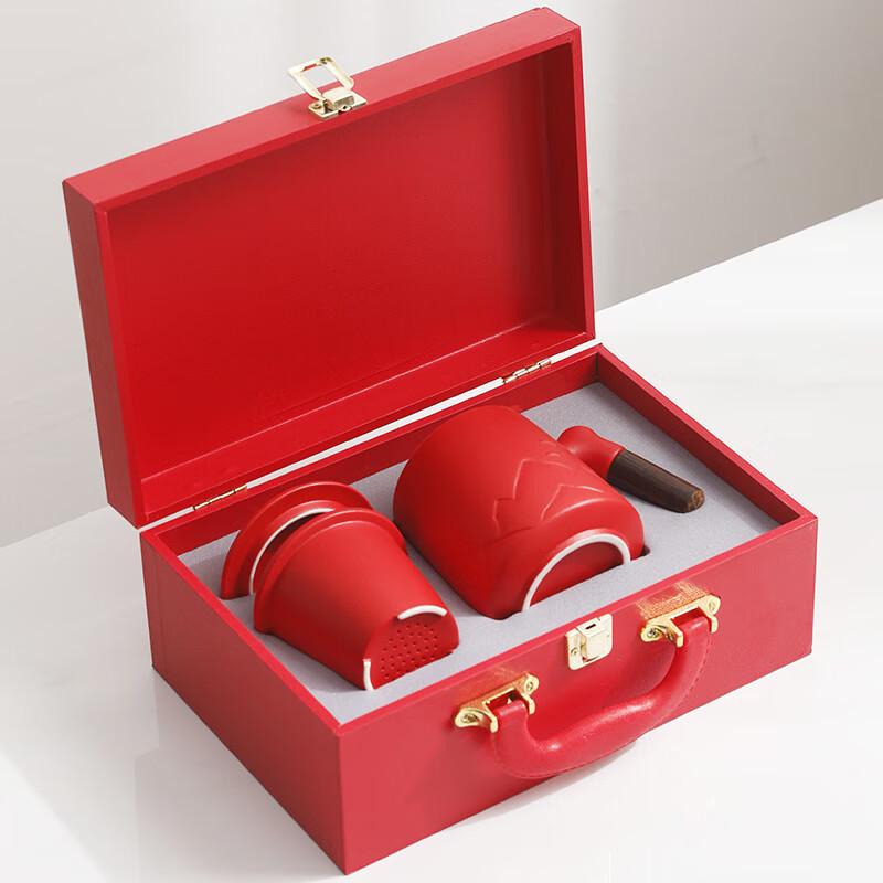 Ceramic Tea Infuser Office Mug Gift Set