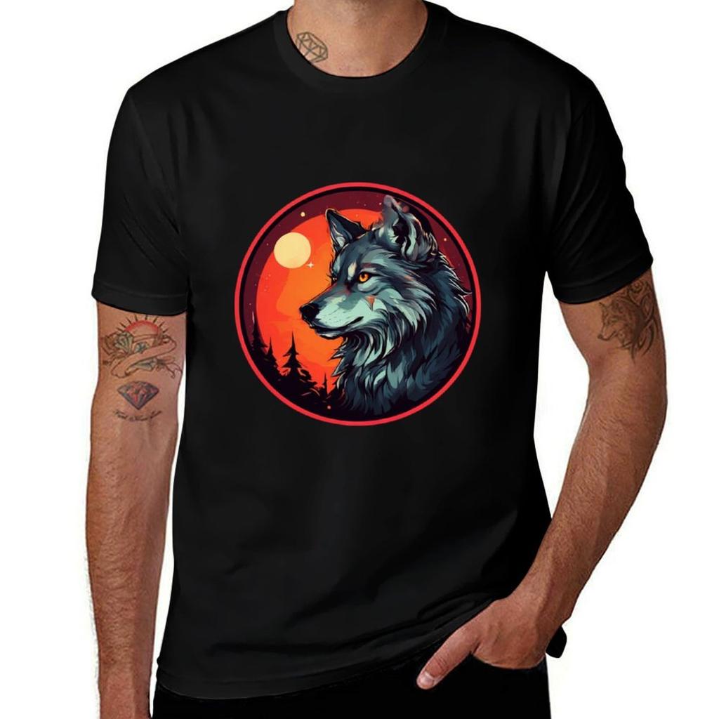 Wolf Tshirt Utility Casual Work Tshirt