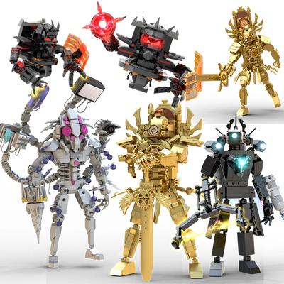 Skibidi Toilet 3.0 Titan Clockman Building Block For Kid Titan Camerman Speakeman Assembly Bricks Toys for Boys Gift Easter Toys